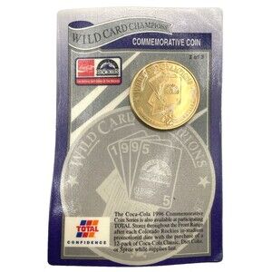 Colorado Rockies 1996 Wild Card Champions Commemorative Coin Limited Edition #3